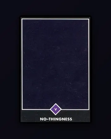 Ничто — No-Thingness